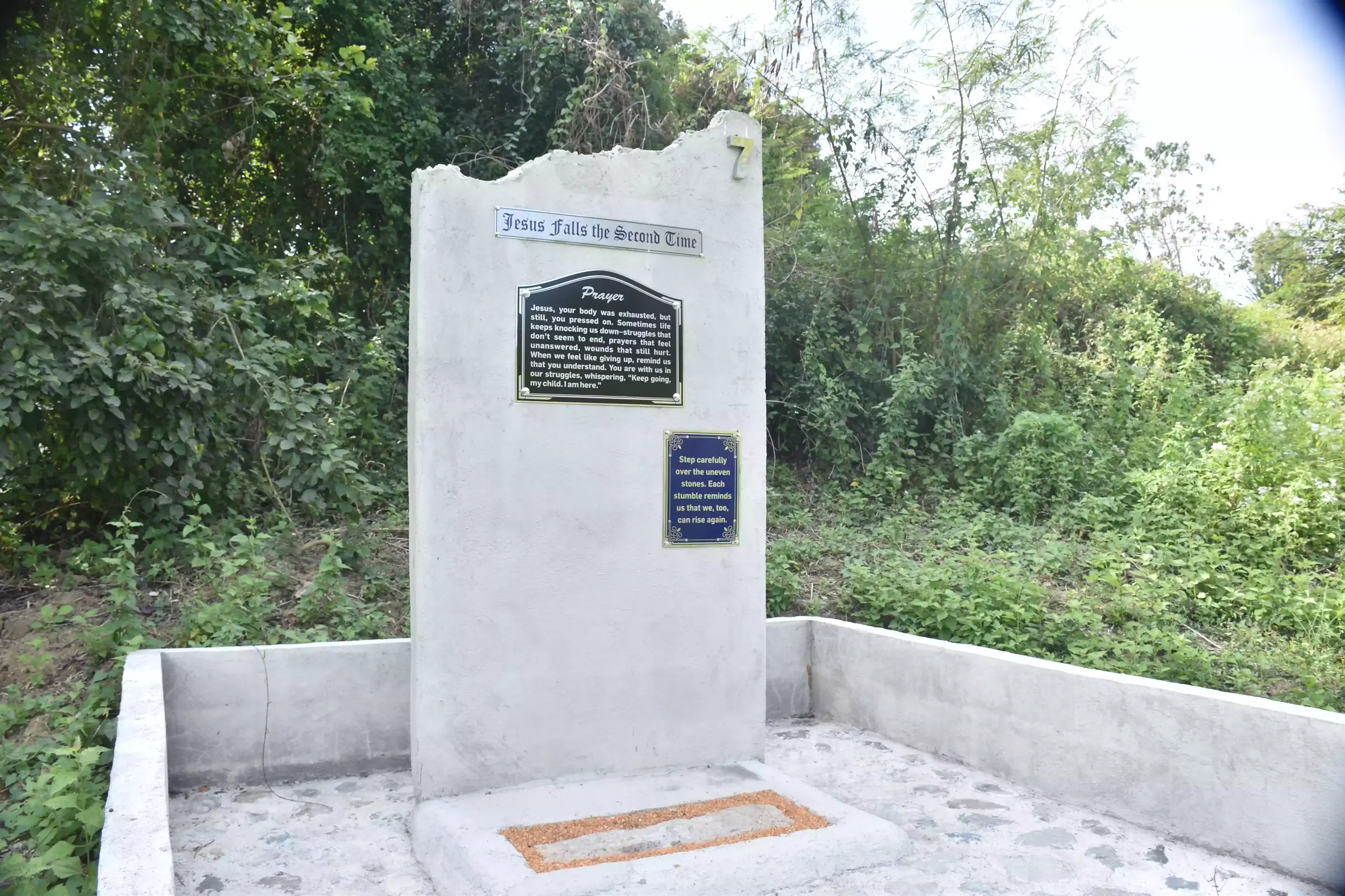 Station 7: Jesus Falls the Second Time - Stations of the Cross at Mt. Grona